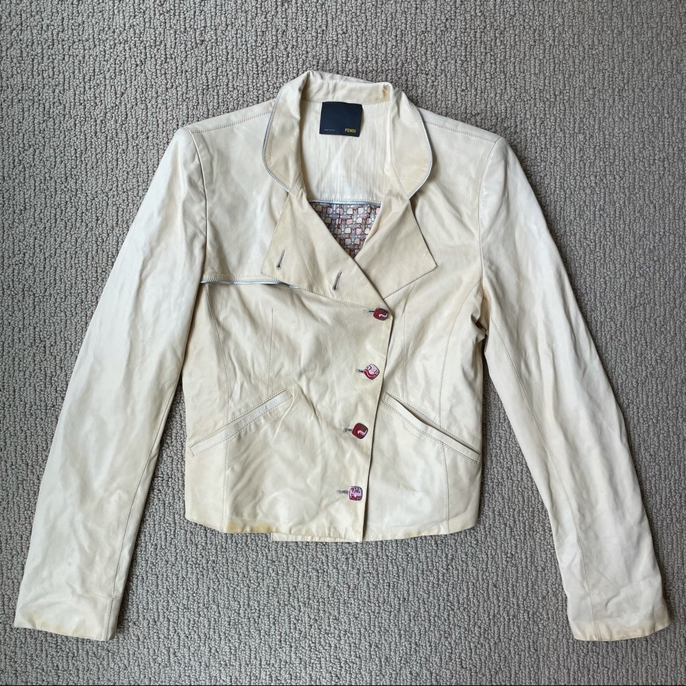 Vintage Fendi Leather Jacket